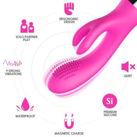 Vibratore Coniglio Fucsia