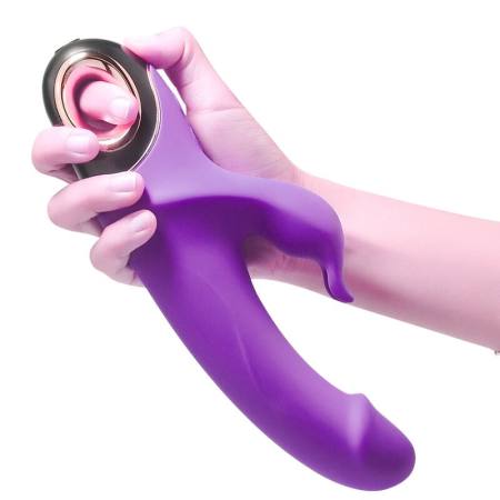 Vibratore Dildo Meteror Rabbit Rotator Viola