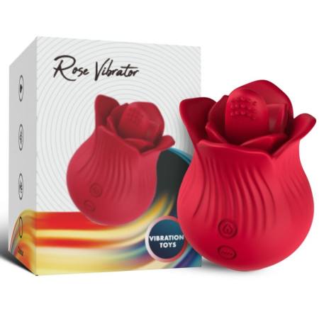 Vibratore E Stimolatore Rosa Rosso