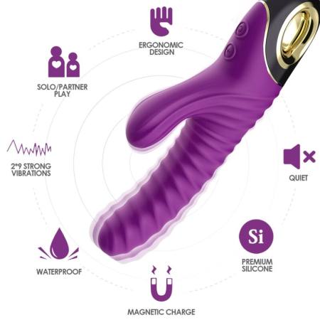 Vibratore Eternity In Silicone Viola