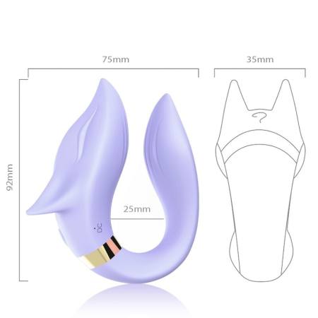 ARMONY - FOX VIBRATOR FOR COUPLES REMOTE CONTROL PURPLE