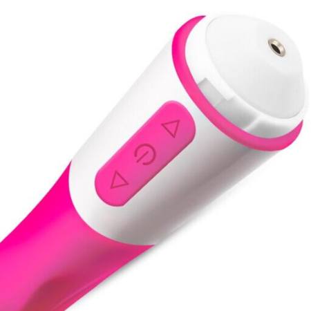 Vibratore Happy E Stimolatore Fucsia Ricaricabile