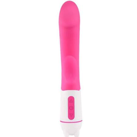 Vibratore Happy E Stimolatore Fucsia Ricaricabile