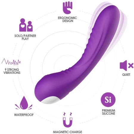 Vibratore Legend In Silicone Viola