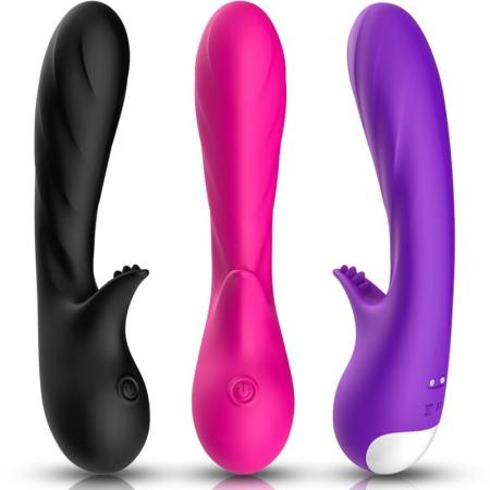 Vibratore Romance Con Stimolatore Fucsia