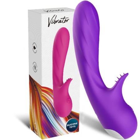 Vibratore Romance Con Stimolatore Viola