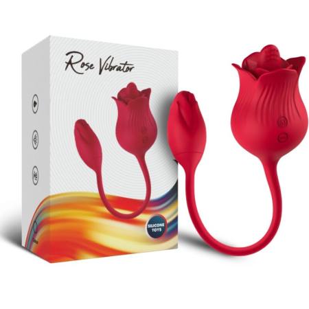 Vibratore Rosa Con Cola Rosso