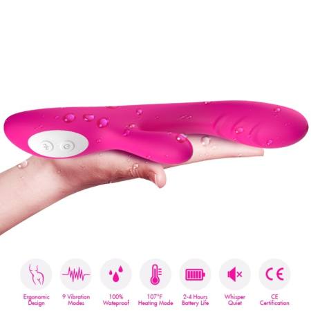 Vibratore Spark Effetto Calore Fucsia