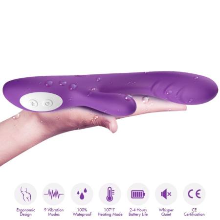 Vibratore Spark Effetto Calore Viola