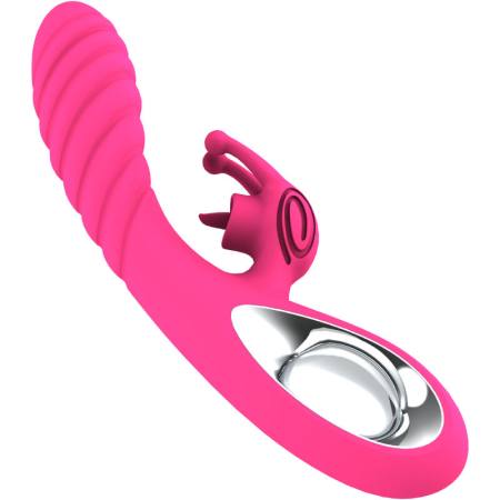 Vibratore Vicky Rabbit Con Linguetta Tirante Fucsia