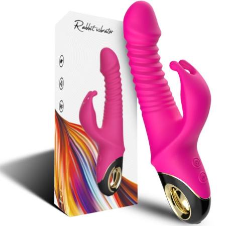 Vibratore Zing Dildo Coniglio Fucsia