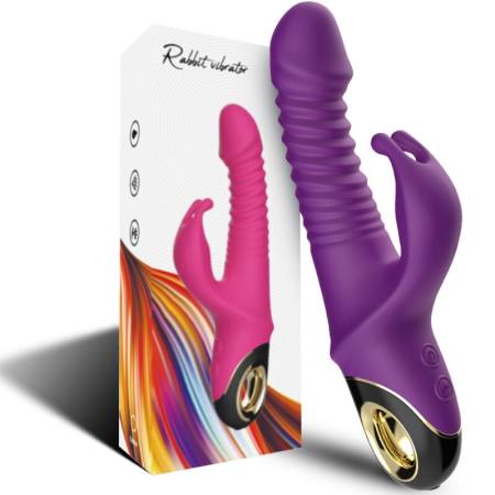 Vibratore Zing Dildo Coniglio Viola