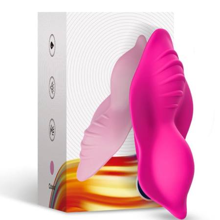 Whisper Slip Vibratore Indossabile Telecomando Fucsia