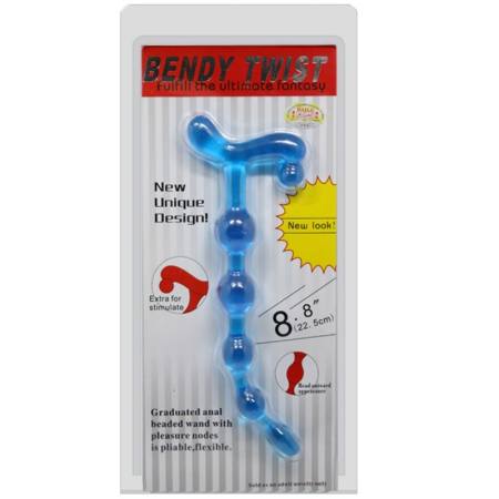 Sfere Anal Blu Flessibili Twist