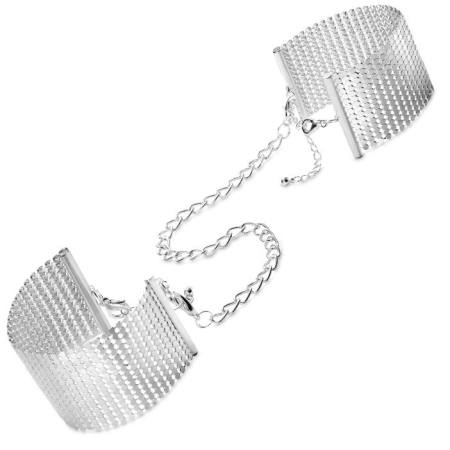 Bijoux Désir Métallique Silver Metal Handcuffs