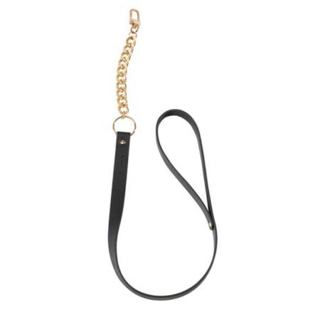 BIJOUX - INDISCRETS MAZE BLACK NECKLACE WITH STRAP