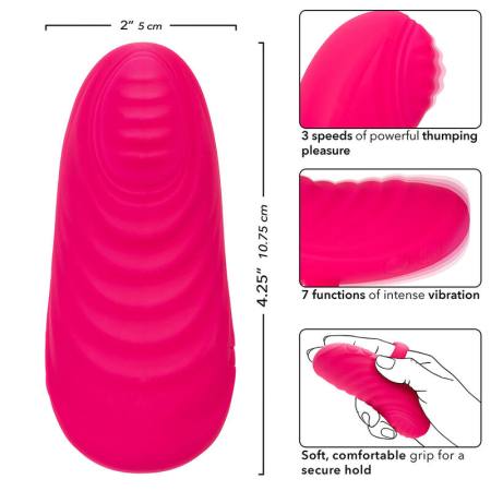 Envy Massaggiatore Palla Rotante Portatile 7 Vibrazioni Rosa