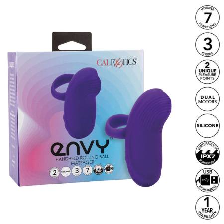 Envy Massaggiatore Palla Rotante Portatile 7 Vibrazioni Viola