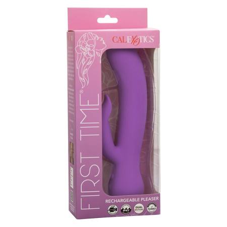 CALEXOTICS - FIRST TIME VIBRATOR PLEASER RECHARGEABLE PURPLE