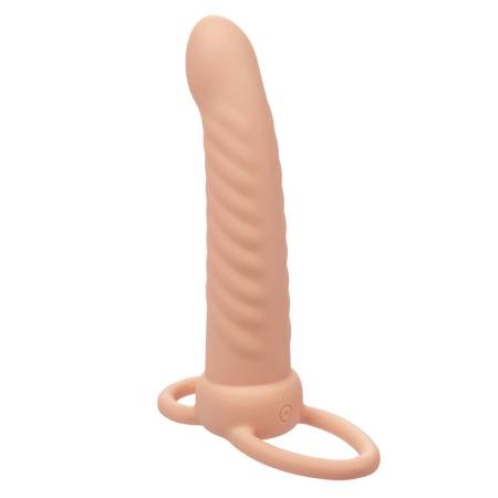 Maxx Ribbed Dual Penetrator 10 Vibrazioni Carne