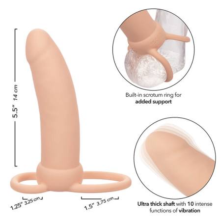 Maxx Thick Dual Penetrator 10 Vibrazioni Carne