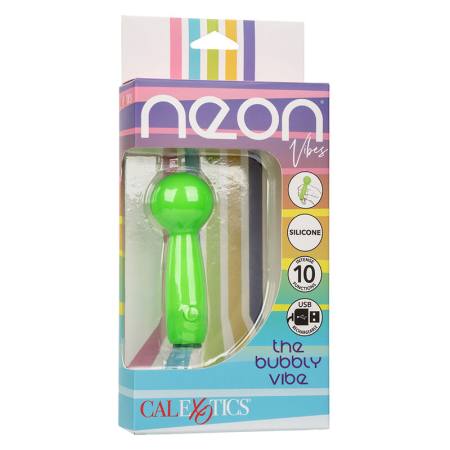 Neon Vibes Bubbly Vibe Il Mini Massaggiatore 10 Vibrazioni Verde