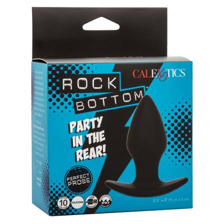 Rock Bottom Perfect Anal Plug 10 Vibrazioni Silicone Nero