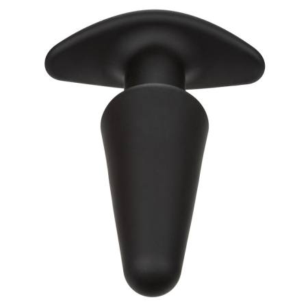 CALEXOTICS - ROCK BOTTOM TAPERED ANAL PLUG 10 VIBRACIONES SILICONE BLACK