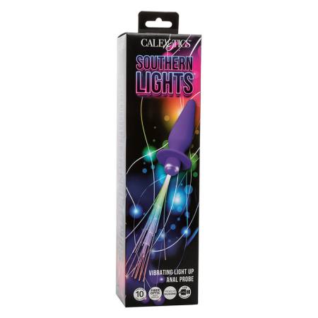 Southern Lights Light Up Plug Anale 10 Vibrazioni Silicone Viola