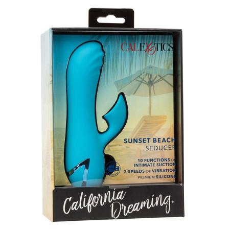 Sunset Beach Seducer Vibratore E Stimolatore 10 Funzioni Blu