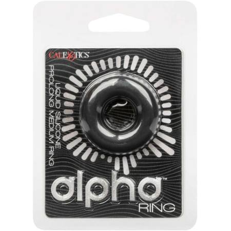 CALIFORNIA EXOTICS - ALPHA PROLONG MEDIUM RING BLACK