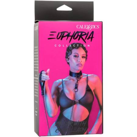 CALIFORNIA EXOTICS - EUPHORIA COLLAR WITH CHAIN LEASH