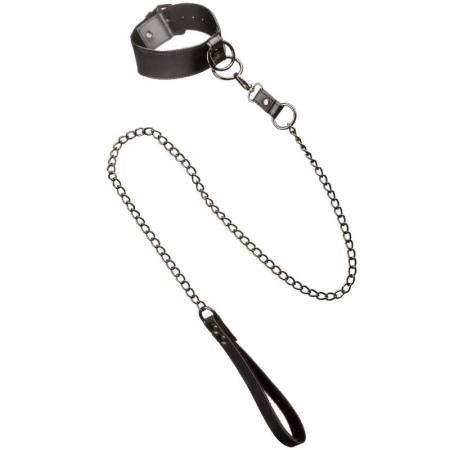 CALIFORNIA EXOTICS - EUPHORIA COLLAR WITH CHAIN LEASH