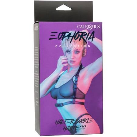 CALIFORNIA EXOTICS - EUPHORIA HALTER BUCKLE HARNESS BLACK