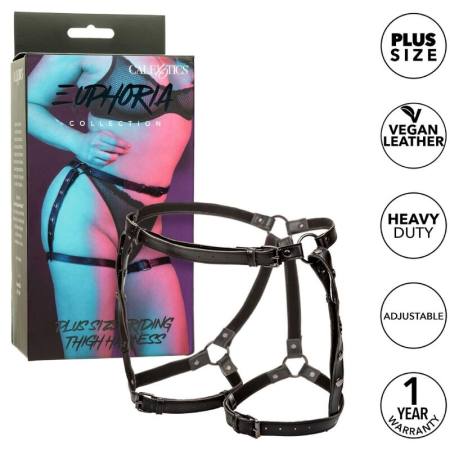 CALIFORNIA EXOTICS - EUPHORIA PLUS SIZE RIDING THIGH HARNESS