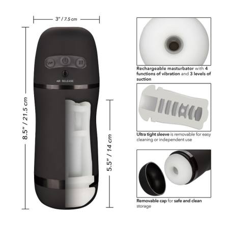 CALIFORNIA EXOTICS - OPTIMUM POWER STROKER VIBRATING AND SUCTION FUNCTIONS