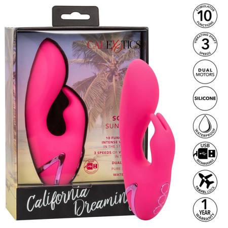 Vibratore Cal Sunshine Rabbit Fucsia Di California Dreaming