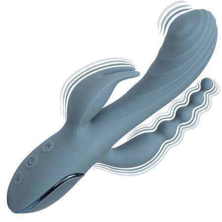 CALIFORNIA EXOTICS - VIBRATOR TRIPLE ECSTASY GREY