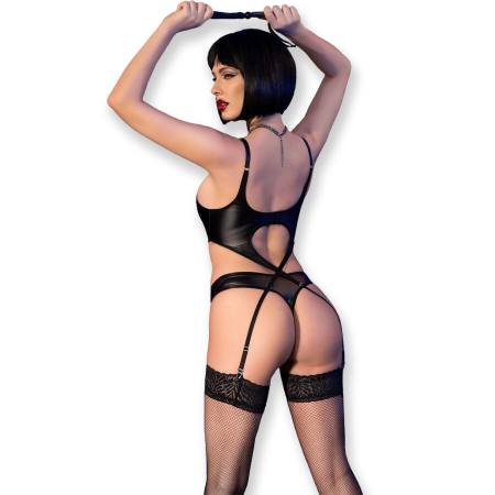 CHILIROSE - CR 4625 SET FOUR PIECES CROTCHLESS BLACK L