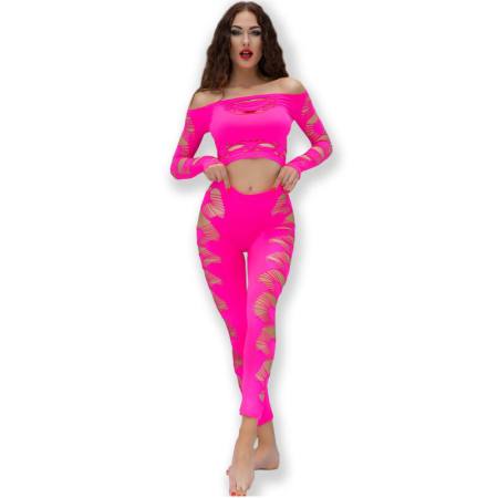 Top E Pantalone Fucsia S/L