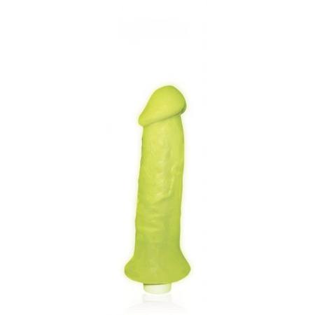 Clonatore Del Pene Willy Luminescente Verde Con Vibratore