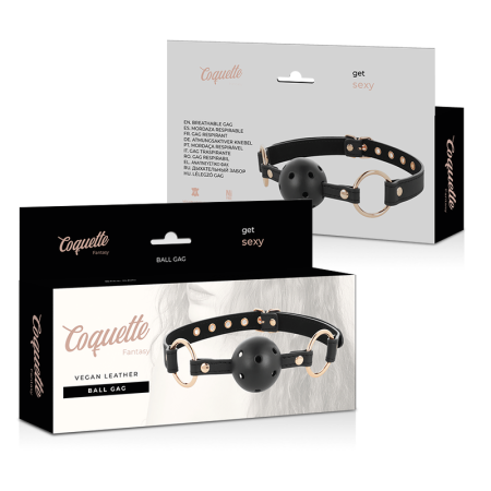 COQUETTE CHIC DESIRE - FANTASY BREATHABLE VEGAN LEATHER GAG