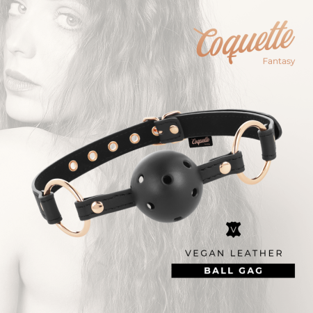 COQUETTE CHIC DESIRE - FANTASY BREATHABLE VEGAN LEATHER GAG