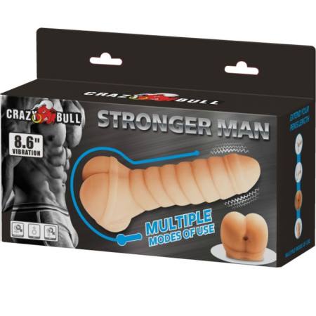 CRAZY BULL - MULTIFUNCTIONAL PENIS 21.8 CM