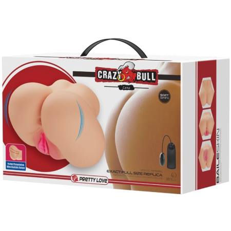 CRAZY BULL - REALISTIC VAGINA AND ANUS LUNA VIBRATOR