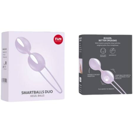 Smartballs Duo Palle Pelviche Bianco / Viola Pastello