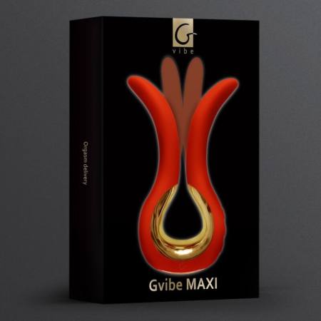 Vibratore Gvibe Maxi Con Due Punte Flessibili Corallo