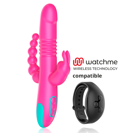 HAPPY LOKY - DONALD TRIPLE STIMULATION: ANAL, G-SPOT & CLITORAL WATCHME WIRELESS TECHNOLOGY COMPATIBLE