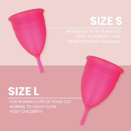 INTIMICHIC - MENSTRUAL CUP MEDICAL GRADE SILICONE SIZE L