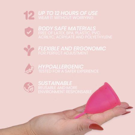 INTIMICHIC - MENSTRUAL CUP MEDICAL GRADE SILICONE SIZE L